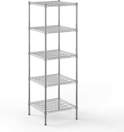 Regal Altair 24" Deep x 24" Wide x 74" Height Wire Shelving Kit | 5-Tier | NSF Commercial Storage Rack Unit