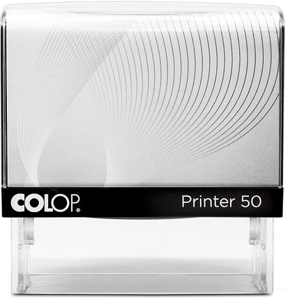 COLOP Extra Large Size Self Inking Custom Signature Stamp - Choose from 15 Ink Colors