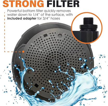Chromex Tankless Water Heater Flush Kit with Certified Liquid Descaling Solution and Right Angle Inlet Hoses & 1/6HP Extra Strength Pump