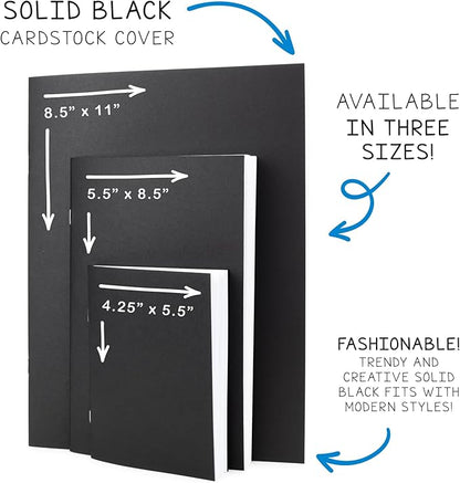 Hygloss Blank Books - Bulk 50 Pack – 4.25" x 5.5" A6 Kraft Paperback Blank Books for Kids to Write Stories, Doodle, Arts & Crafts – Plain Drawing Sketchbook, Unlined Journal, Notebook Without Lines
