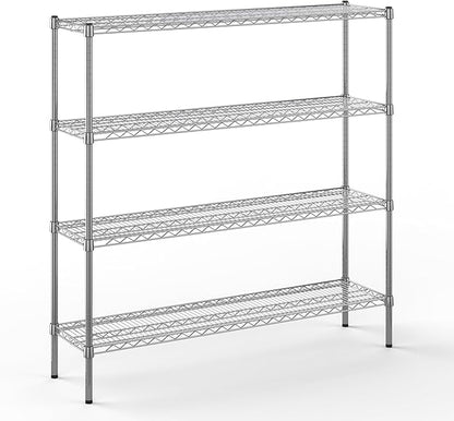 Regal Altair 14" Deep x 54" Wide x 54" Height Wire Shelving Kit | 4-Tier | NSF Commercial Storage Rack Unit