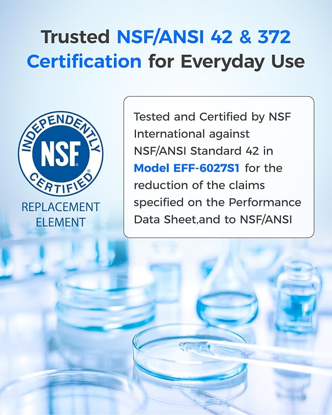 Waterdrop Alkaline WD-F27-AL Replacement for Samsung® Refrigerator Water Filter HAF-CIN/EXP, DA29-00020B, HAF-CIN, DA97-08006A-1, RF28HMEDBSR, RF263BEAESR, RS25J500DSR, RF263TEAESG, 2 Pack