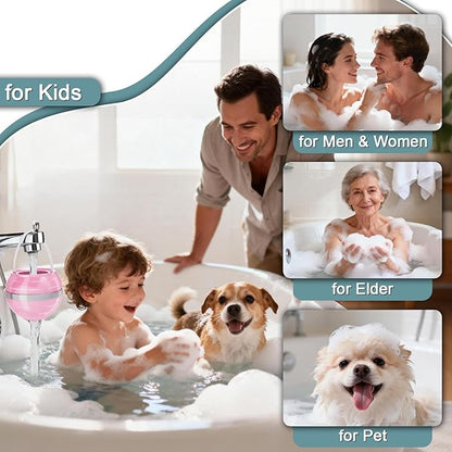 NIROKET Bath Filter for Tub, 8 Stages Bathtub Water Filter Removes Hundreds of Contaminants for Softer, Smoother Skin 2500 Gallons of Filtration, BPA Free
