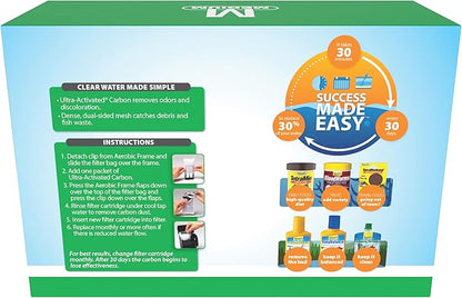 Tetra Whisper Bio-Bag Medium Filter Cartridges for Aquariums, 12 Count, Unassembled, Fits Tetra Whisper Fish Tank Filters 5-10 Gal, PF-10, IQ 10