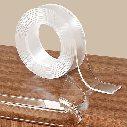 1.18 in x 13.12 FT,Clear Edge Protector Strip Sharp Edge Wrap Cover Tape,Self Adhesive Protective Bumper Guards for Cabinet Door Desk Glass Table Bed Furniture, Kitchen Countertop, Waterproof