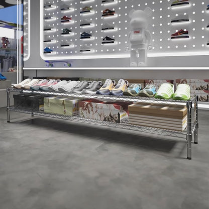 Regal Altair 14" Deep x 72" Wide x 14" Height Wire Shelving Kit | 2-Tier | NSF Commercial Storage Rack Unit