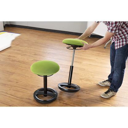 Twixt Active Movement Seating Chair, Ergonomic Support, Adjustable Height, Green Mesh