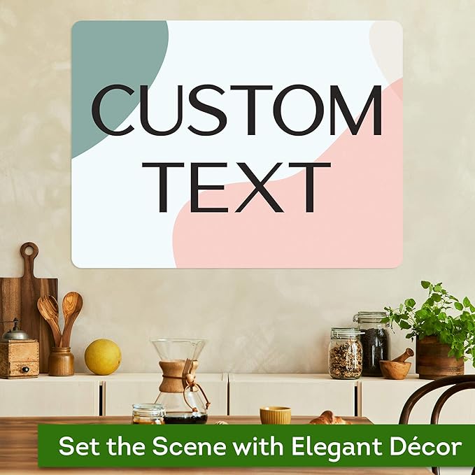 Custom Sign, Custom Street Sign, 11 Font Colors, 13 Font Styles, 4 Hole Options, 22 Sizes, 18x24 Inches, Rust Free DiBound, Fade Resistant, Made in USA by My Sign Center (Minimalist)