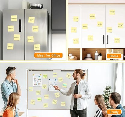 (2400pcs) Yellow Sticky Notes Mini,2 x 2in Small Sticky Notes,24 Pack Notes Pads Memo Pads,100 Sheets/Pad Strong Self-Adhesive Notes Easy to Post for Home, Office, School, Clean Removal