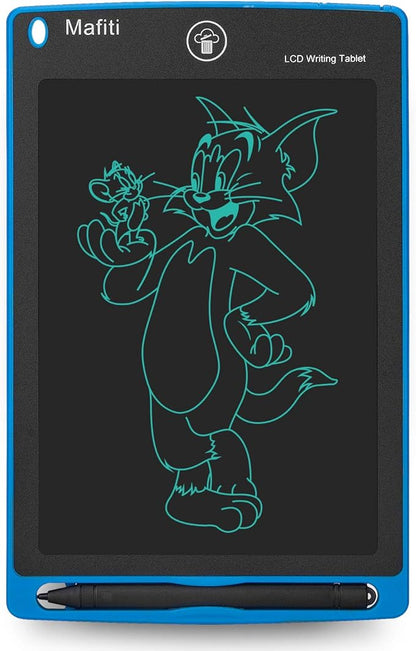 mafiti 10 Pack LCD Writing Tablet 8.5 Inch Electronic Drawing Pads for Kids Portable Ewriter Doodle Board Blue