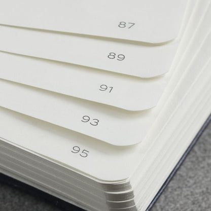 LEUCHTTURM1917 - Notebook Hardcover Paperback B6+ - 219 Numbered Pages for Writing and Journaling (Indigo, Ruled)