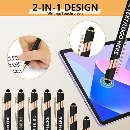 ENOMY Personalized Notebook &10 PC Pens Set A5 Journal Hardcover Custom Notebook 200 Lined Pages Business Notebook with Pen Holder for Holiday College Birthday Business Gift, Pink