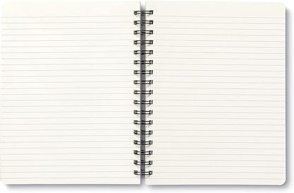 Compendium Spiral Notebook - Wild at Heart — A Designer Spiral Notebook with 192 Lined Pages, College Ruled, 7.0”W x 9.25”H