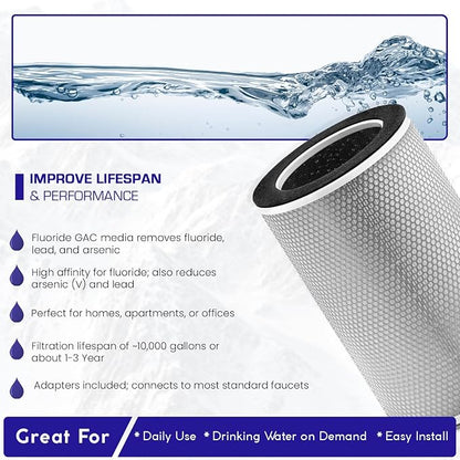 Fluoride Countertop Water Filter System