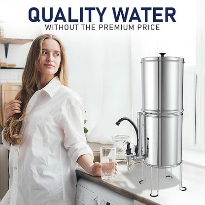Gravity Fluoride Reduction Filter (2pk) | NSF/ANSI 372 Certified | Compatible with Most Gravity-Fed Filter Systems