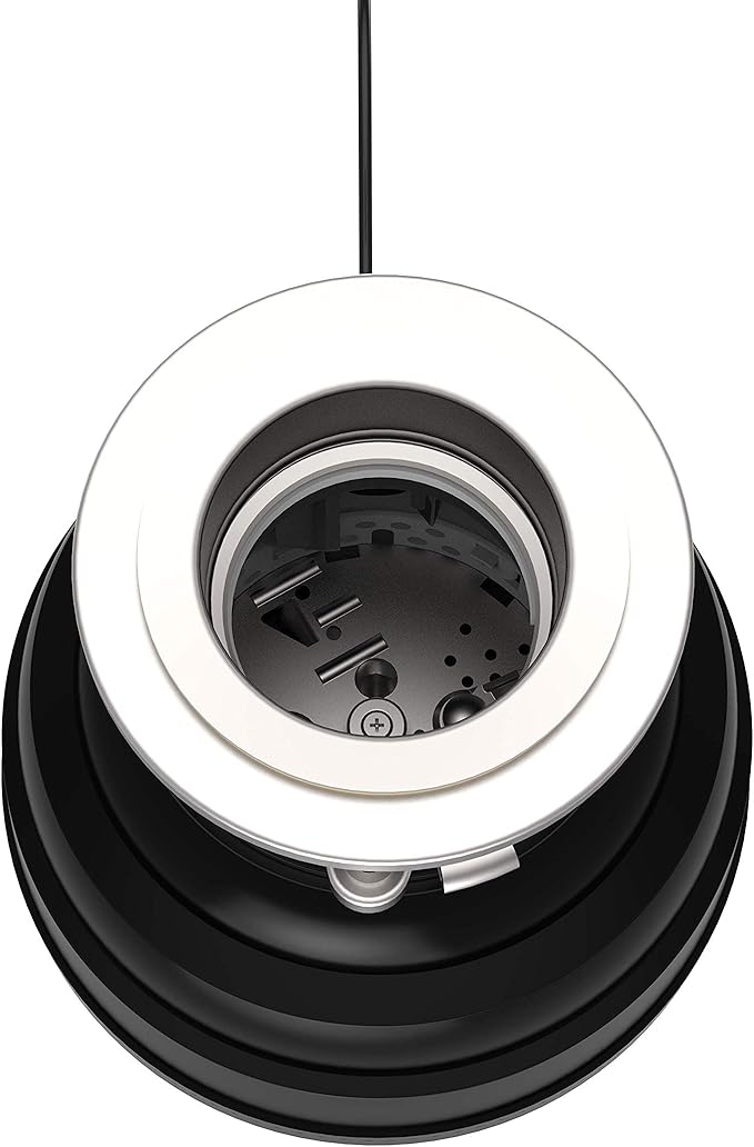 Waste Maid 10-US-WM-458-3B Garbage Disposal Anti-Jam Stainless Steel Food Waste Grinding System, 3/4 HP Deluxe, Black