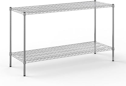 Regal Altair 21" Deep x 60" Wide x 34" Height Wire Shelving Kit | 2-Tier | NSF Commercial Storage Rack Unit