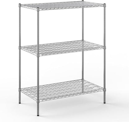 Regal Altair 24" Deep x 42" Wide x 54" Height Wire Shelving Kit | 3-Tier | NSF Commercial Storage Rack Unit