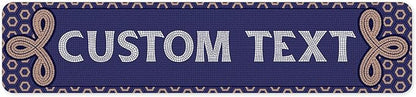 Custom Sign, Custom Street Sign, 11 Font Colors, 13 Font Styles, 4 Hole Options, 22 Sizes, 4x18 Inches, Rust Free DiBound, Fade Resistant, Made in USA by My Sign Center (Fauxsaic 1)