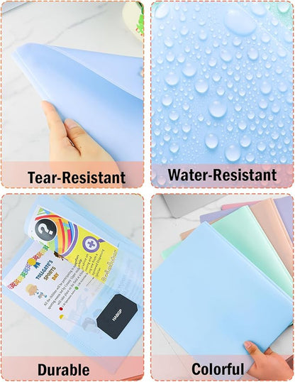Plastic Folders with Pockets and Prongs, 20 Pack, Colored Folder with Prong | Heavy Duty, 2 Pocket 3 Prong Folders, Pocket Folders with Prongs, Letter Size, File Pocket Folders, for Office, School