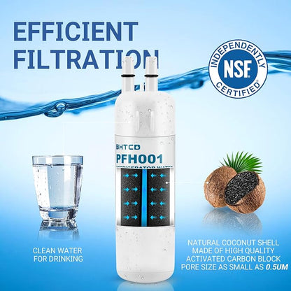Water Filter Replacement for Whirlpool WRS325SDHZ WRS325FDAM WRS325SDHV | Compatible with WRS325SDHW WRS325SDHB WRS325FDAW WRS325SDHV, 6 pack replacement filters for Whirlpool refrigerators
