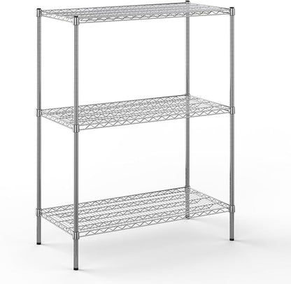 Regal Altair 21" Deep x 42" Wide x 54" Height Wire Shelving Kit | 3-Tier | NSF Commercial Storage Rack Unit