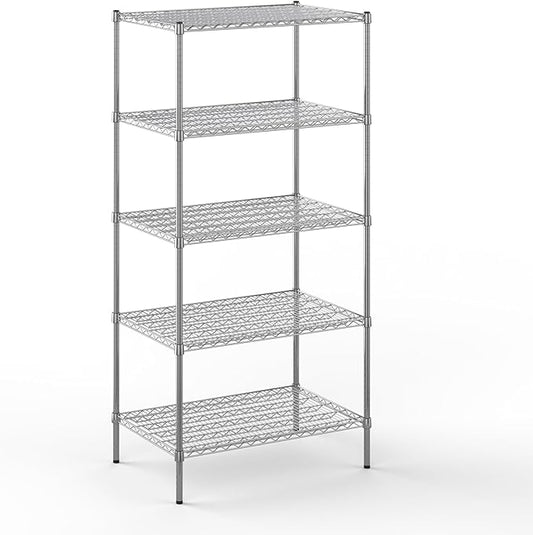 Regal Altair 24" Deep x 36" Wide x 74" Height Wire Shelving Kit | 5-Tier | NSF Commercial Storage Rack Unit