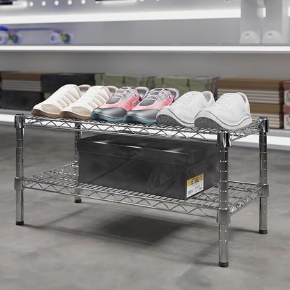 Regal Altair 14" Deep x 30" Wide x 14" Height Wire Shelving Kit | 2-Tier | NSF Commercial Storage Rack Unit