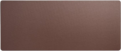 DACASSO Leatherette Keyboard/Mouse Desk Mat- Luxury Leatherette Desk Blotter for Writing - Executive Desk Surface Protector - (Brown, 30" x 12.5")