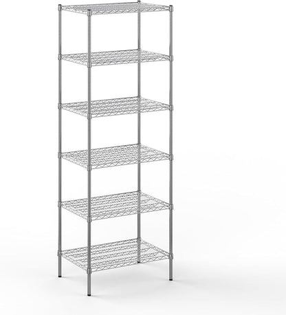 Regal Altair 21" Deep x 30" Wide x 86" Height Wire Shelving Kit | 6-Tier | NSF Commercial Storage Rack Unit