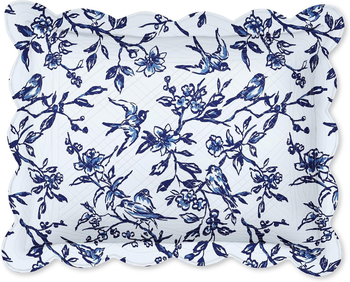 Cotton Florence Sham - King, Spice Floral Multi