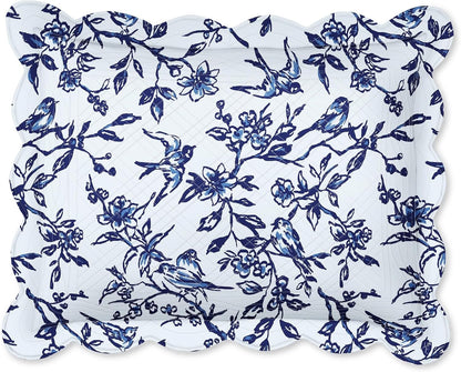 Cotton Florence Sham - King, Spice Floral Multi