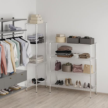Regal Altair 18" Deep x 48" Wide x 54" Height Wire Shelving Kit | 4-Tier | NSF Commercial Storage Rack Unit
