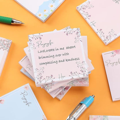 Mr. Pen- Floral Sticky Notes, 3"x3", 12 Pads, 700 Sheets, Colorful | Sticky Notes Bulk, Self-Stick Note Pads, Perfect for Office, School, Home, Study & Organization