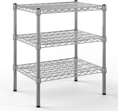 Regal Altair 18" Deep x 24" Wide x 27" Height Wire Shelving Kit | 3-Tier | NSF Commercial Storage Rack Unit