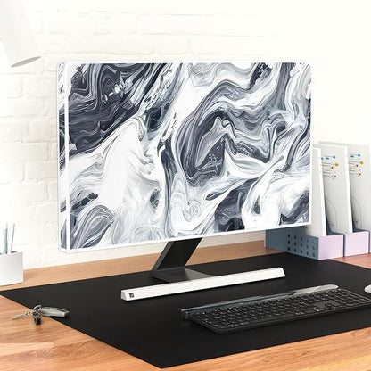 Baocicco Abstract Gray Marble Waterproof 75 Inch Television Cover Anti-Static Dustproof Protective Television Covers for TV Screen Abstract Modern TV Dust Cover for Home LED LCD OLED TVs