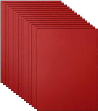 Guakicae 40 Sheets Christmas Red Cardstock 8.5 x 11 Scrapbooking Paper, 200gsm/75lb Premium Red Paper Card Stock for DIY Cards Making, WeddingInvitations, School Crafting, Construction, Art Drawing