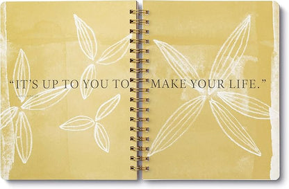 Compendium Spiral Notebook - The map to where she’s going is written on her heart. — A Designer Spiral Notebook with 192 Lined Pages, College Ruled, 7.0”W x 9.25”H