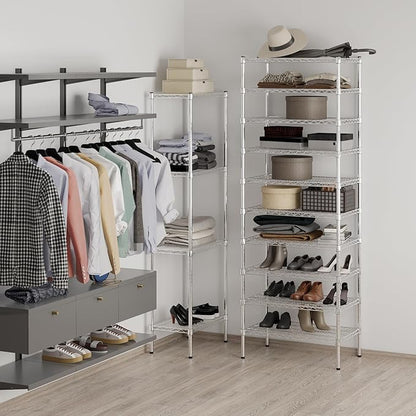 Regal Altair 18" Deep x 30" Wide x 86" Height Wire Shelving Kit | 10-Tier | NSF Commercial Storage Rack Unit