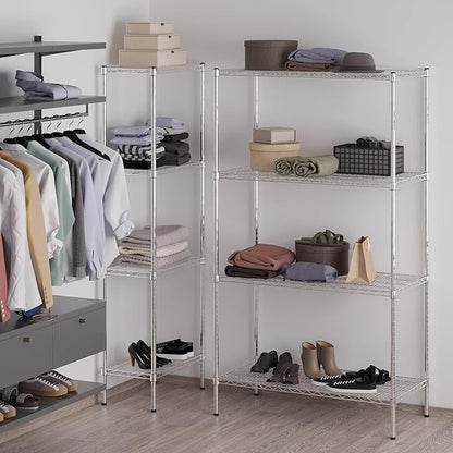 Regal Altair 21" Deep x 42" Wide x 74" Height Wire Shelving Kit | 4-Tier | NSF Commercial Storage Rack Unit