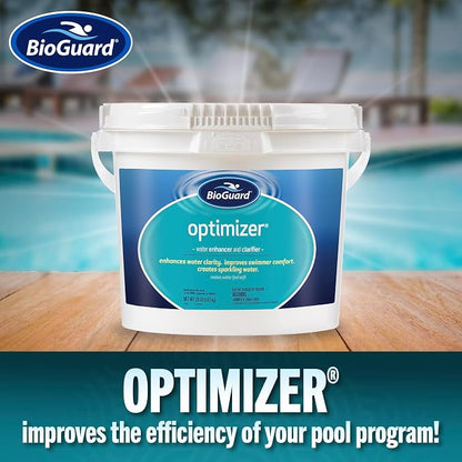 BioGuard Optimizer Pool Water Enhancer and Clarifier, 8 lb, Single Pack | Creates Soft and Sparkling Water, Improves Overall Water Quality