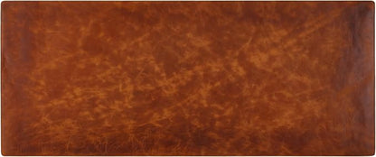 Node Leather Calfskin Leather Desk Pad – Executive Office Desk Mat with Non-Slip Bottom – Smooth Surface for Mouse & Keyboard – Wide Desk Protector 15 3/4" x 38" – Real Leather Desk Blotter