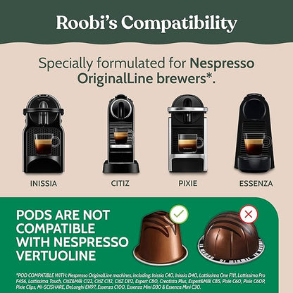 Roobi Descaling and Cleaning Kit Compatible with Nespresso Originaline. Includes 1 Bottle of Descaling Solution, 12 Cleaning Tablets and 1 Reusable Pod. Carbon Neutral. 1 Year Supply.