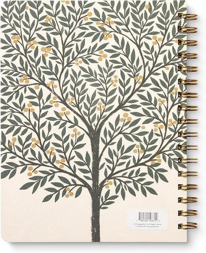 Compendium Spiral Notebook – Good Things Are Always Beginning – A Designer Spiral Notebook with 192 Lined Pages, College Ruled, 7.0”W x 9.25”H