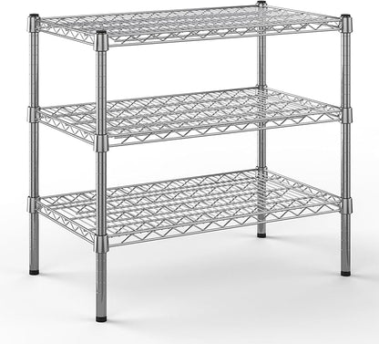 Regal Altair 18" Deep x 30" Wide x 27" Height Wire Shelving Kit | 3-Tier | NSF Commercial Storage Rack Unit