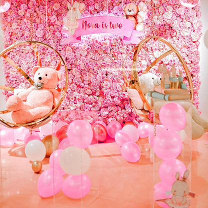 120 Pack Pearl Pink Balloons, Bright 12 inch Royal Pink Latex Party Balloons for Birthday Wedding Baby Shower Halloween.