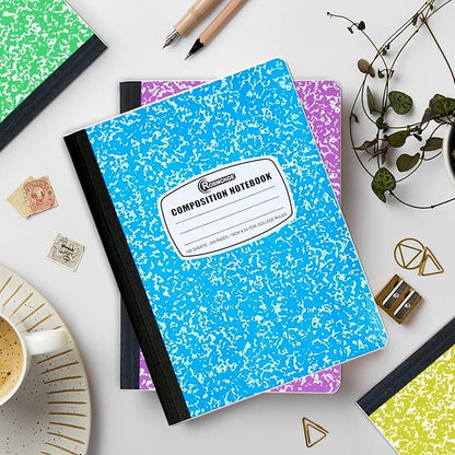 Rosmonde 2000 Pack (Pallet) Composition Notebook Bulk, College Ruled, Full Pallet of Composition Notebooks, 200 Pages (100 Sheets), 9-3/4 x 7-1/2, Bulk Notebooks for School & Office, 4-7 Days Transit