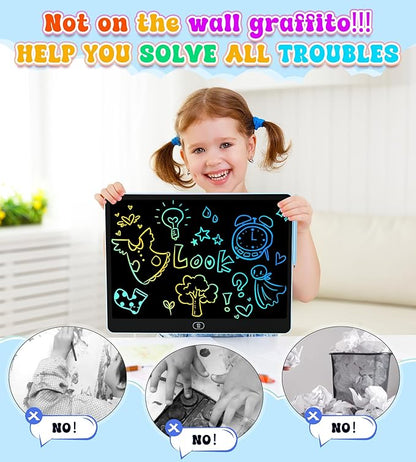 LCD Writing Tablet for Kids, 16 Inch Colorful Doodle Board Drawing Tablets, Toddler Educational Learning Toys for 3 4 5 6 7 8 Year Old Boys Girls Birthday Christmas Gift