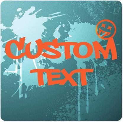 Custom Sign, Custom Street Sign, 11 Font Colors, 13 Font Styles, 4 Hole Options, 22 Sizes, 12x12 Inches, Rust Free DiBound, Fade Resistant, Made in USA by My Sign Center (Graffiti)