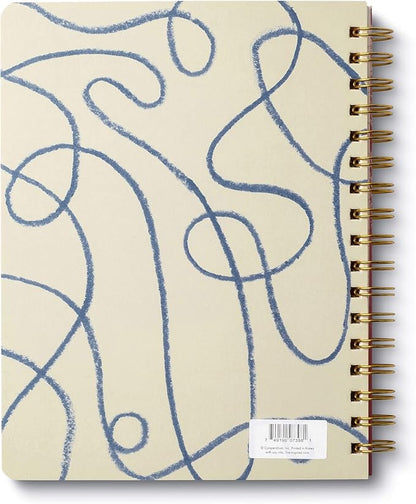 Compendium Spiral Notebook - The map to where she’s going is written on her heart. — A Designer Spiral Notebook with 192 Lined Pages, College Ruled, 7.0”W x 9.25”H